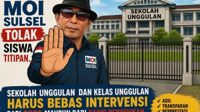 SPMB 2026 Sulsel Harus Patuh Edaran KPK: MOI Sulsel, Tidak Ada Ruang untuk Titipan Jalur Unggulan dan Kelas Unggulan