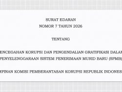 KPK Perketat Pengawasan SPMB 2026, Terbitkan SE Larangan Gratifikasi dan ‘Siswa Titipan’