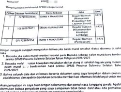 Kontroversi Dugaan Ketidaktransparansi SPMB 2026, Siswa Berdomisili 200 Meter dari SMKN 4 Makassar Gagal Lolos, Ada Apa?