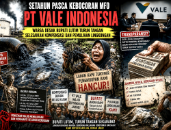 Setahun Pasca Kebocoran MFO PT Vale Indonesia, Warga Desak Bupati Lutim Turun Tangan Selesaikan Kompensasi dan Pemulihan Lingkungan