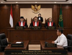 Menunggu Wakil Tuhan Hakim Agung bersidang di MA RI Dalam Perkara No.10/PDT.G/2025 dan Kasasi No.3297/K/PDT/2026